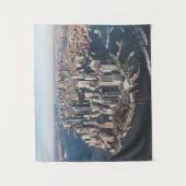 Kustlijn | Manhattan, New York City Wandkleed (Voorkant)