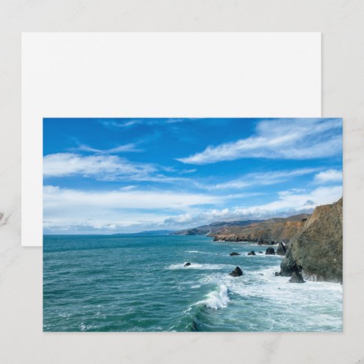 Kustlijn | Marin Headlands, Californië Bedankkaart (Voorkant / Achterkant)