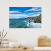 Kustlijn | Marin Headlands, Californië Poster (Keuken)