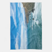 Kustlijn | Marin Headlands, Californië Theedoek (Verticaal)