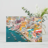 Kustlijn | Napels Italië Bedankkaart (Staand voorkant)