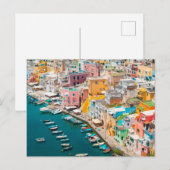 Kustlijn | Napels Italië Briefkaart (Voorkant / Achterkant)