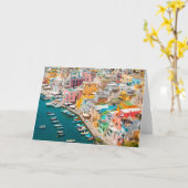 Kustlijn | Napels Italië Kaart (Gele Bloem)