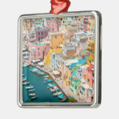 Kustlijn | Napels Italië Metalen Ornament (Links)