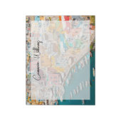 Kustlijn | Napels Italië Notitieblok (Linkerzijde)