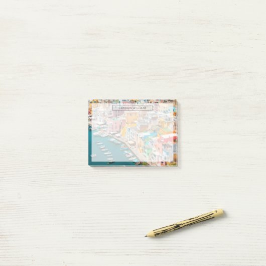 Kustlijn | Napels Italië Post-it® Notes (Op bureau)