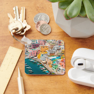 Kustlijn   Napels Italië Sleutelhanger