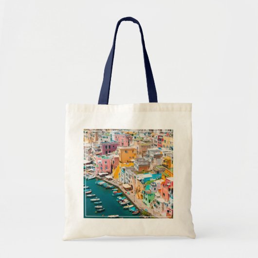 Kustlijn | Napels Italië Tote Bag (Voorkant)