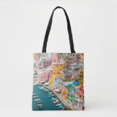 Kustlijn | Napels Italië Tote Bag (Voorkant)