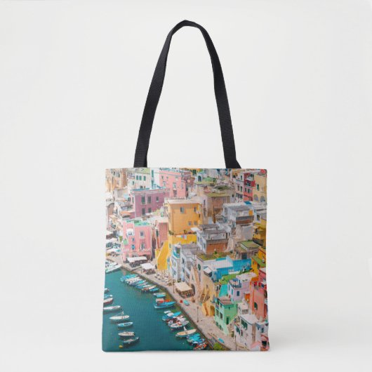 Kustlijn | Napels Italië Tote Bag (Voorkant)