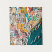 Kustlijn | Napels Italië Wandkleed (Voorkant)