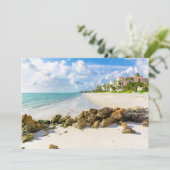 Kustlijn | Napels Pier, Southwest Florida Bedankkaart (Staand voorkant)