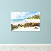 Kustlijn | Napels Pier, Southwest Florida Canvas Afdruk (Insitu (Houten vloer))