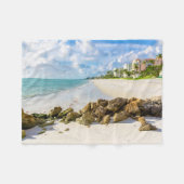 Kustlijn | Napels Pier, Southwest Florida Fleece Deken (Voorkant (Horizontaal))