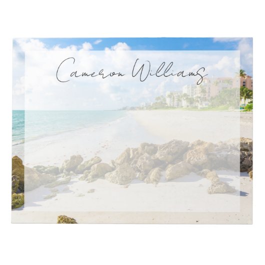 Kustlijn | Napels Pier, Southwest Florida Notitieblok (Voorkant)