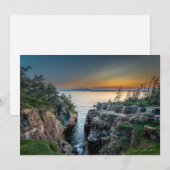 Kustlijn | Nationaal park Acadia, Maine Bedankkaart (Voorkant / Achterkant)