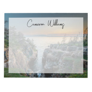 Kustlijn   Nationaal park Acadia, Maine Notitieblok