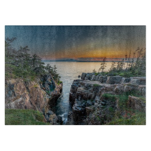 Kustlijn | Nationaal park Acadia, Maine Snijplank (Voorkant)