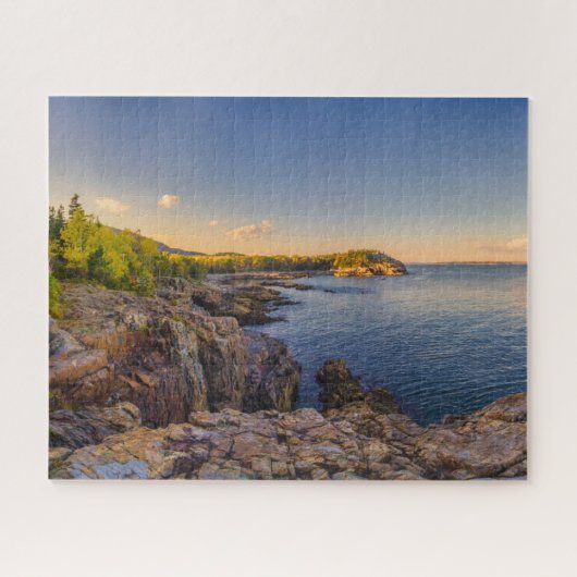 Kustlijn | Nationaal park Acadia, Schooner Head Legpuzzel (Horizontaal)