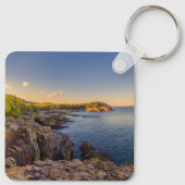Kustlijn | Nationaal park Acadia, Schooner Head Sleutelhanger (Achterkant)