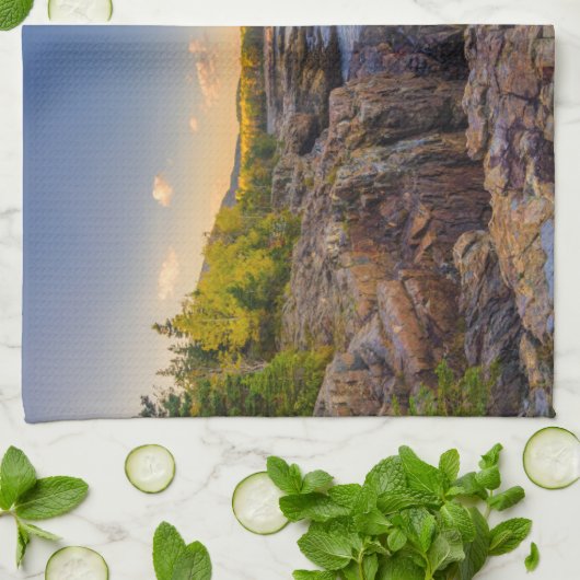 Kustlijn | Nationaal park Acadia, Schooner Head Theedoek (Gevouwen)