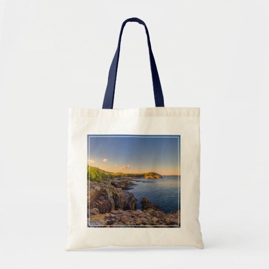 Kustlijn | Nationaal park Acadia, Schooner Head Tote Bag (Voorkant)