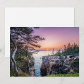 Kustlijn | Nationaal park Ravens Nest Acadia Bedankkaart (Voorkant / Achterkant)