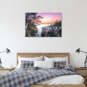 Kustlijn | Nationaal park Ravens Nest Acadia Canvas Afdruk (Insitu (Slaapkamer))