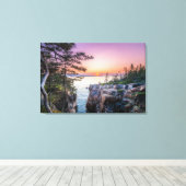 Kustlijn | Nationaal park Ravens Nest Acadia Canvas Afdruk (Insitu (Houten vloer))