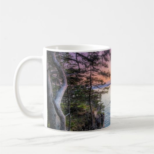 Kustlijn | Nationaal park Ravens Nest Acadia Koffiemok (Links)