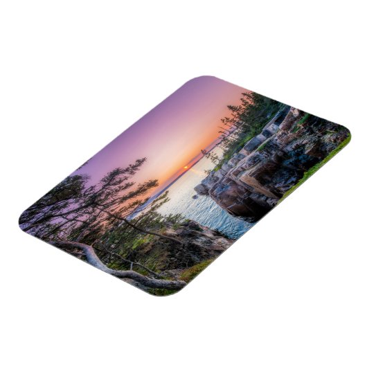 Kustlijn | Nationaal park Ravens Nest Acadia Magneet (Linkerzijde)