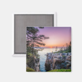 Kustlijn | Nationaal park Ravens Nest Acadia Magneet (Voorkant / Achterkant)