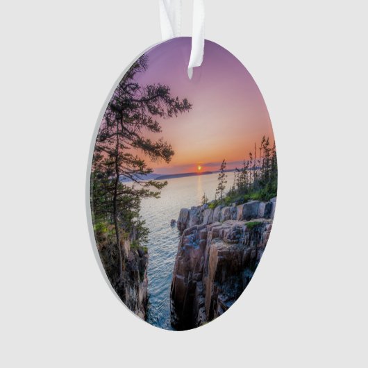 Kustlijn | Nationaal park Ravens Nest Acadia Ornament (voorkant)