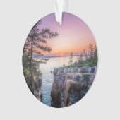 Kustlijn | Nationaal park Ravens Nest Acadia Ornament (voorkant)
