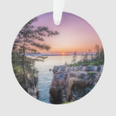 Kustlijn | Nationaal park Ravens Nest Acadia Ornament (voorkant)