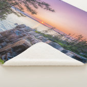 Kustlijn | Nationaal park Ravens Nest Acadia Sherpa Deken (3/4)