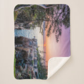 Kustlijn | Nationaal park Ravens Nest Acadia Sherpa Deken (Voorkant)