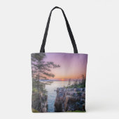 Kustlijn | Nationaal park Ravens Nest Acadia Tote Bag (Achterkant)