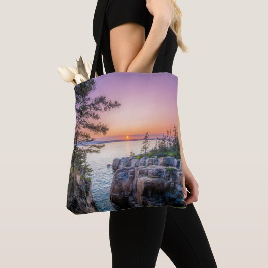 Kustlijn | Nationaal park Ravens Nest Acadia Tote Bag (Dichtbij)