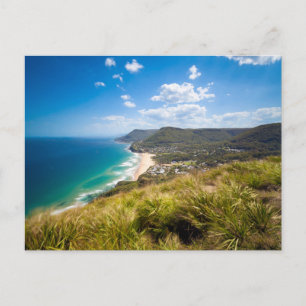 Kustlijn New South Wales, Australië Briefkaart