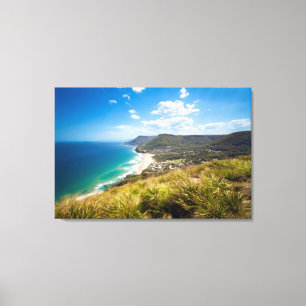 Kustlijn New South Wales, Australië Canvas Afdruk
