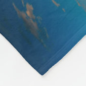 Kustlijn op zonsondergang | Noord-Californië Fleece Deken (Hoek)