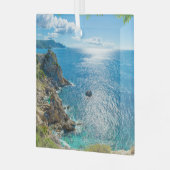 Kustlijn | Palaiokastritsa, Corfu, Griekenland Glas Ornament (Voorkant links)