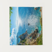 Kustlijn | Palaiokastritsa, Corfu, Griekenland Wandkleed (Voorkant)