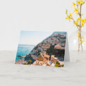Kustlijn | Positano Italië, gemeente Cliffside Kaart (Gele Bloem)