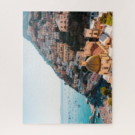 Kustlijn | Positano Italië, gemeente Cliffside Legpuzzel (Verticaal)