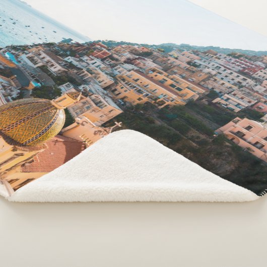 Kustlijn | Positano Italië, gemeente Cliffside Sherpa Deken (3/4)