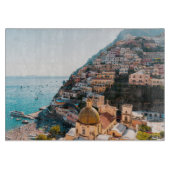Kustlijn | Positano Italië, gemeente Cliffside Snijplank (Voorkant)