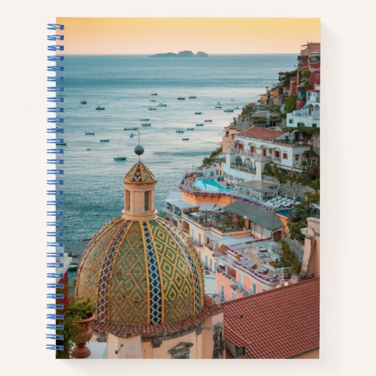 Kustlijn | Positano, kust van Amalfi, Italië Notitieboek (Voorkant)