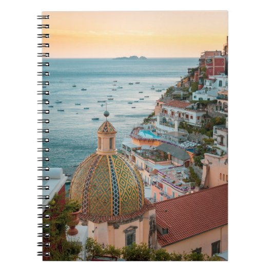 Kustlijn | Positano, kust van Amalfi, Italië Notitieboek (Voorkant)